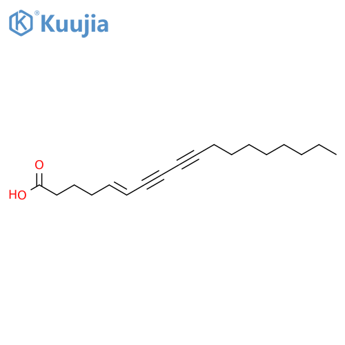 (E)-5-Octadecene-7,9-diynoic acid structure