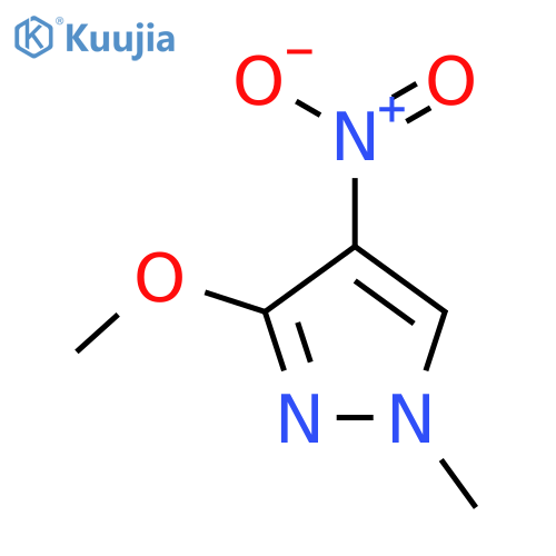 3-Methoxy-1-methyl-4-nitro-1H-pyrazole structure