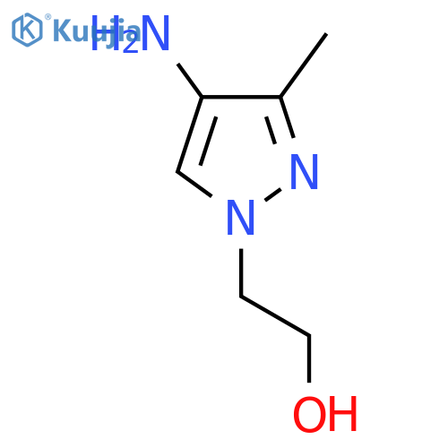 2-(4-Amino-3-methyl-pyrazol-1-yl)-ethanol structure