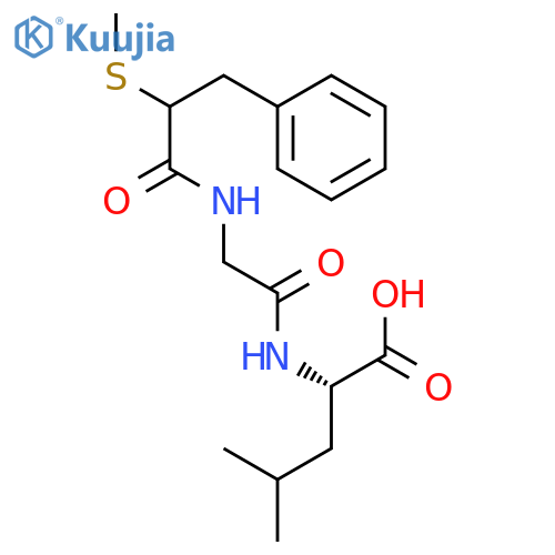 L-Leucine, N-[N-[2-(methylthio)-1-oxo-3-phenylpropyl]glycyl]- structure