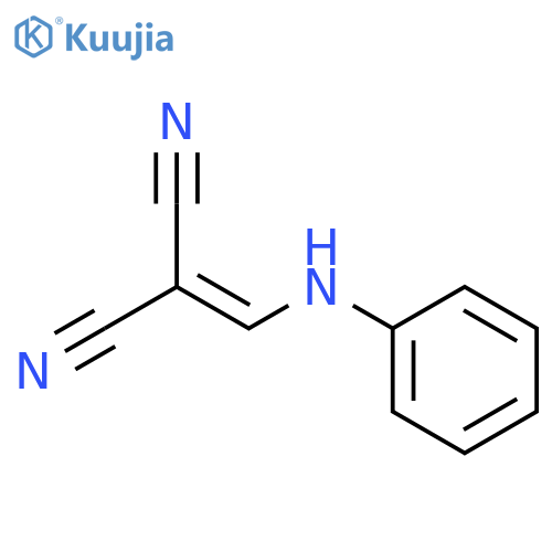 Propanedinitrile,2-[(phenylamino)methylene]- structure