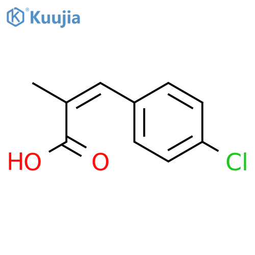 3-(4-Chlorophenyl)-2-methyl-2-propenoic Acid structure