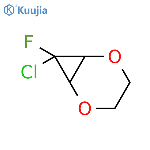 2,5-Dioxabicyclo[4.1.0]heptane, 7-chloro-7-fluoro- structure