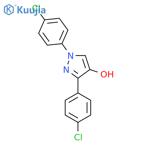 1,3-Bis(4-chlorophenyl)-1H-pyrazol-4-ol structure