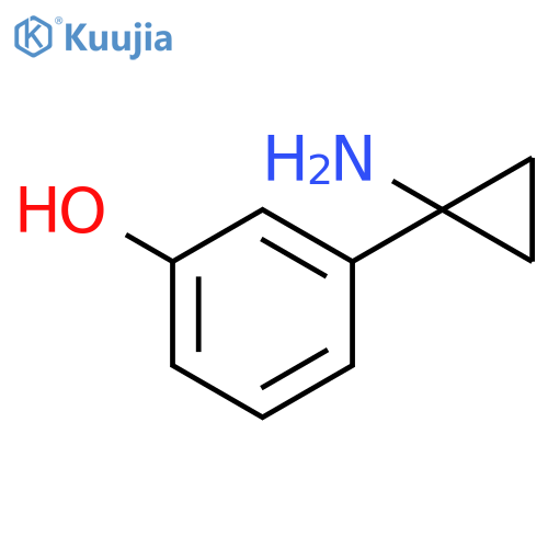 3-(1-aminocyclopropyl)phenol structure