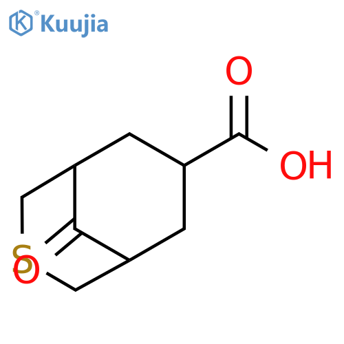 9-oxo-3-thiabicyclo3.3.1nonane-7-carboxylic acid structure