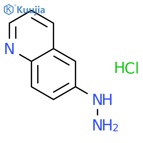 6-hydrazinyl-Quinoline hydrochloride structure