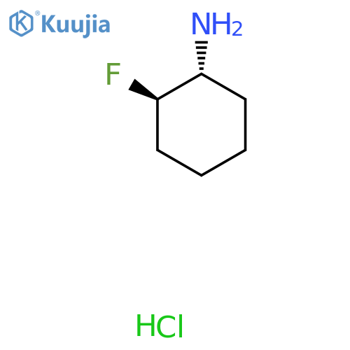 rac-(1R,2S)-2-fluorocyclohexan-1-amine hydrochloride structure