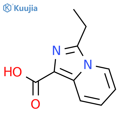 3-ethylimidazo[1,5-a]pyridine-1-carboxylic acid structure