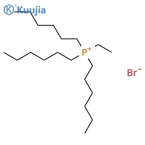 Phosphonium, ethyltrihexyl-, bromide structure