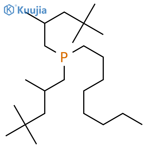 Phosphine, octylbis(2,4,4-trimethylpentyl)- structure