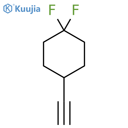 4-Ethynyl-1,1-difluorocyclohexane structure