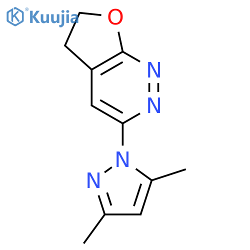 3-(3,5-dimethyl-1H-pyrazol-1-yl)-5,6-dihydro-Furo[2,3-c]pyridazine structure