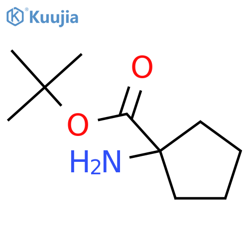 tert-butyl 1-aminocyclopentane-1-carboxylate structure