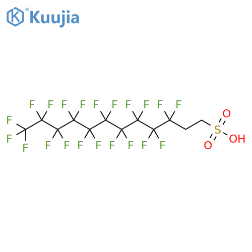 1-Dodecanesulfonic acid,3,3,4,4,5,5,6,6,7,7,8,8,9,9,10,10,11,11,12,12,12-heneicosafluoro- structure
