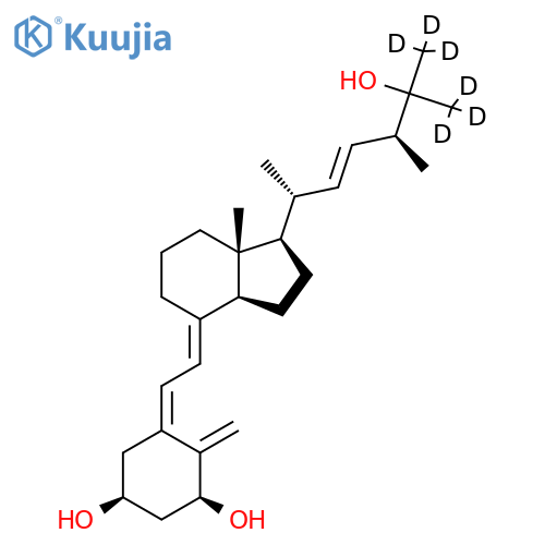 1α,25-Dihydroxy-3-epi-vitamin D2-D6 structure