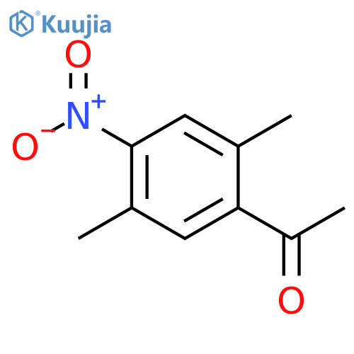 1-(2,5-dimethyl-4-nitrophenyl)ethanone structure