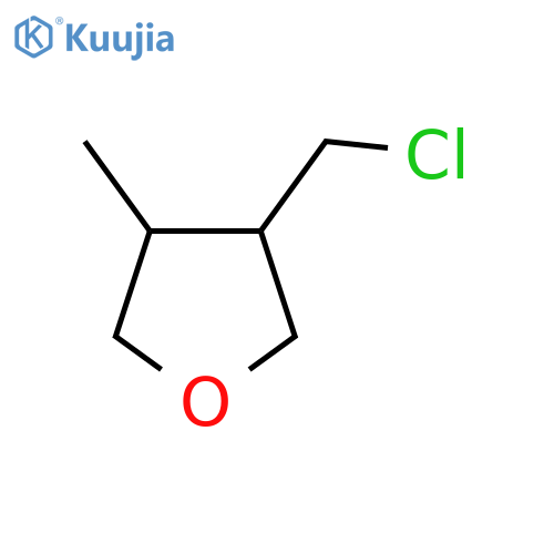 3-Chloromethyl-4-methyltetrahydrofuran structure
