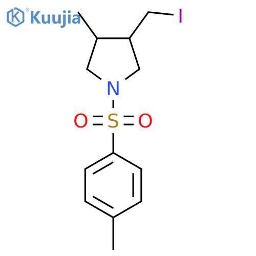 3-(Iodomethyl)-4-methyl-1-tosylpyrrolidine structure