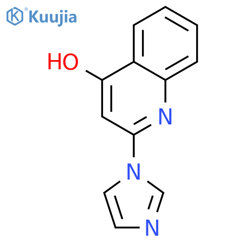 2-(1H-imidazol-1-yl)-4-Quinolinol structure