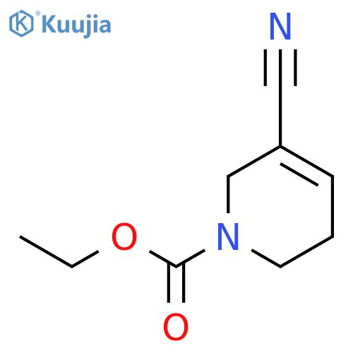1(2H)-PYRIDINECARBOXYLIC ACID, 5-CYANO-3,6-DIHYDRO-, ETHYL ESTER structure