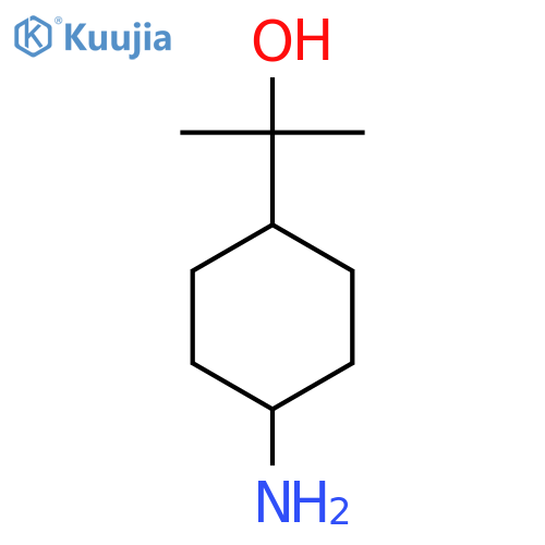 cis-2-(4-aminocyclohexyl)propan-2-ol structure