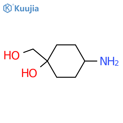 4-Amino-1-(hydroxymethyl)cyclohexan-1-ol structure