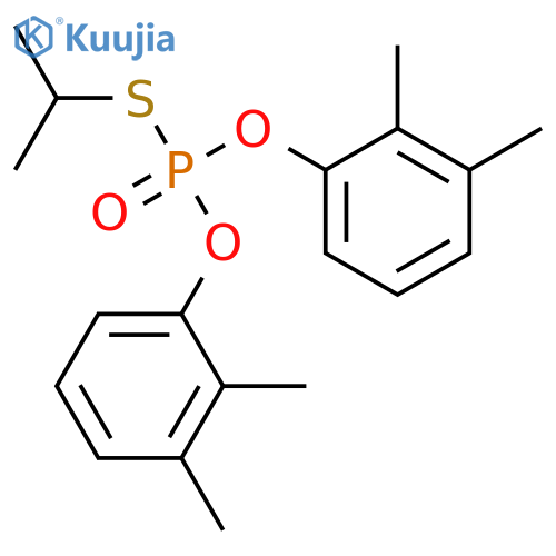 Phosphorothioic acid,O,O-bis(2,3-dimethylphenyl) S-(1-methylethyl) ester structure