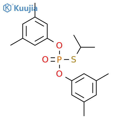 O,O-bis(3,5-dimethylphenyl) S-propan-2-yl phosphorothioate structure