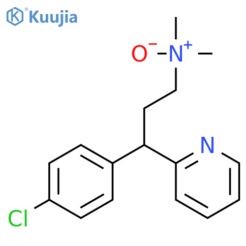 3-(4-chlorophenyl)-N,N-dimethyl-3-(2-pyridyl)propan-1-amine oxide structure
