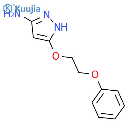 3-(2-phenoxyethoxy)-1H-pyrazol-5-amine structure
