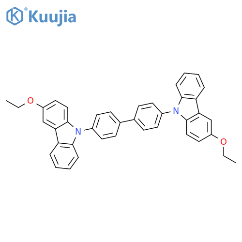 9H-Carbazole, 9,9'-[1,1'-biphenyl]-4,4'-diylbis[3-ethoxy- structure