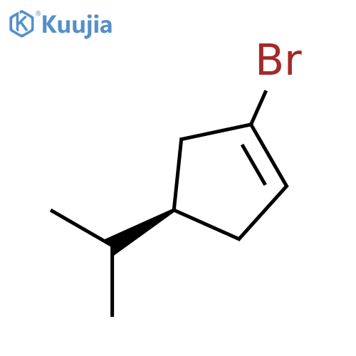 Cyclopentene, 1-bromo-4-(1-methylethyl)-, (R)- structure