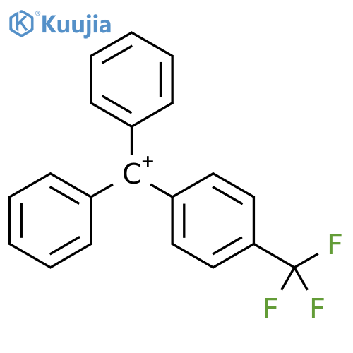 Methylium, diphenyl[4-(trifluoromethyl)phenyl]- structure