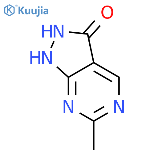 3H-Pyrazolo[3,4-d]pyrimidin-3-one,1,2-dihydro-6-methyl- structure