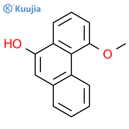 4-methoxy-10-phenanthrol structure