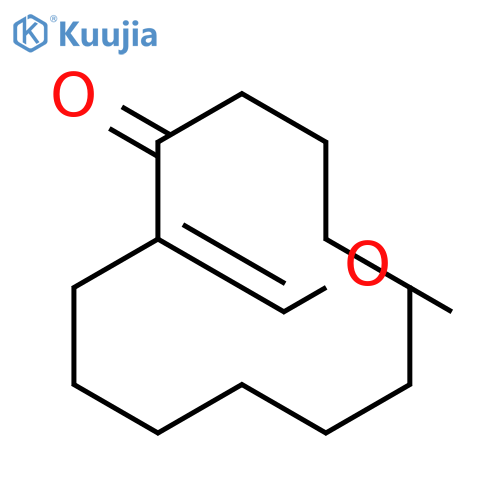 Cyclododecanone, 2-(methoxymethylene)- structure