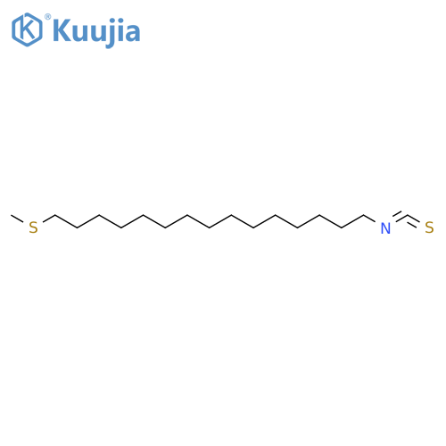 1-isothiocyanato-15-methylsulfanylpentadecane structure