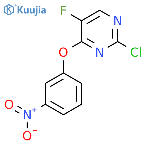 2-Chloro-5-fluoro-4-(3-nitrophenoxy)pyrimidine structure