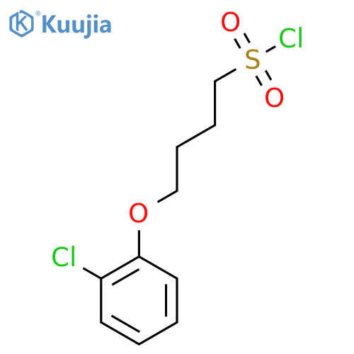 4-(2-Chlorophenoxy)butane-1-sulfonyl chloride structure