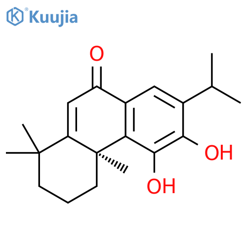 9(1H)-Phenanthrenone,2,3,4,4a-tetrahydro-5,6-dihydroxy-1,1,4a-trimethyl-7-(1-methylethyl)-, (4aS)- structure