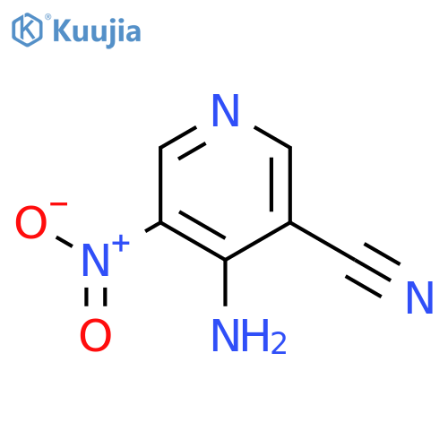 4-Amino-5-nitronicotinonitrile structure