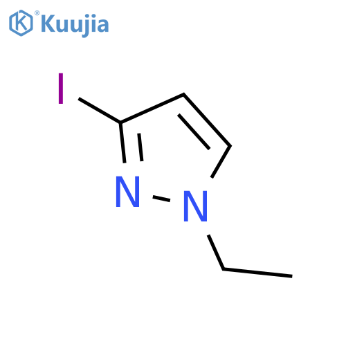 1-Ethyl-3-iodo-1H-pyrazole structure