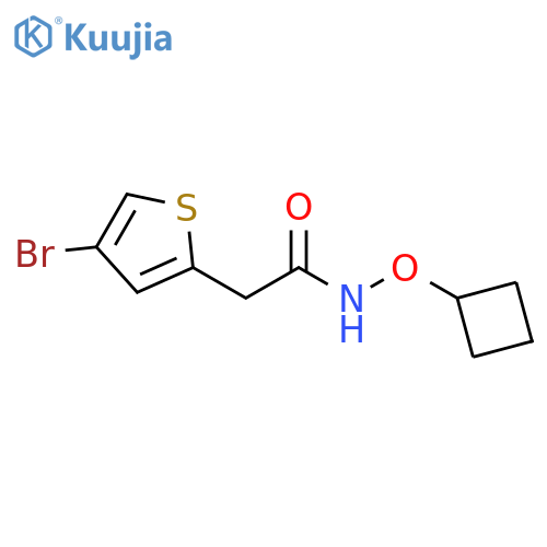 2-Thiopheneacetamide, 4-bromo-N-(cyclobutyloxy)- structure
