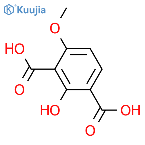 2-Hydroxy-4-methoxy-1,3-benzenedicarboxylic Acid structure