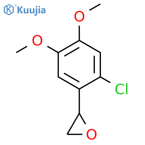 Oxirane, (2-chloro-4,5-dimethoxyphenyl)- structure