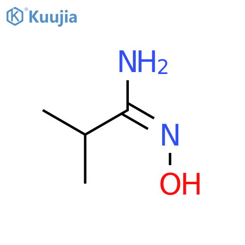 Propanimidamide, N'-hydroxy-2-methyl-, (1E)- structure