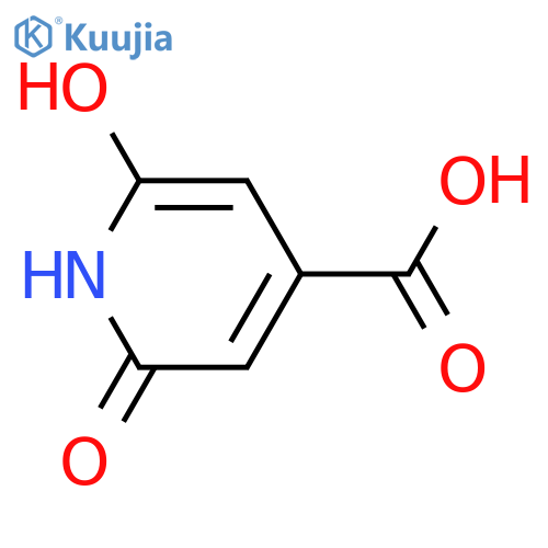 2-hydroxy-6-oxo-1H-pyridine-4-carboxylic acid structure