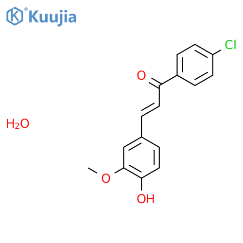 Chalcone 4 hydrate structure