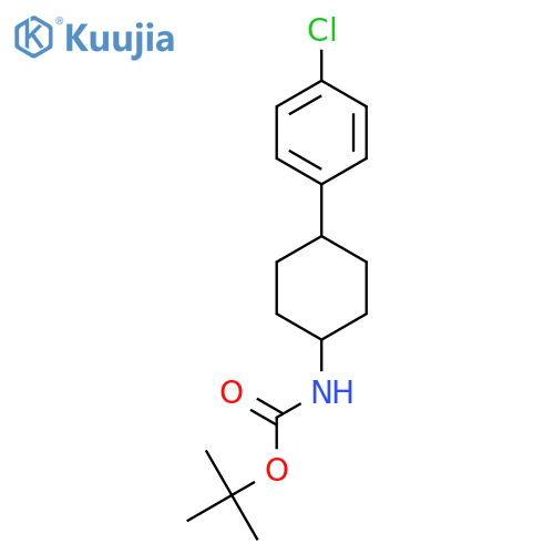 4-(4-Chloro-phenyl)-cyclohexyl-carbamic Acid tert-Butyl Ester structure